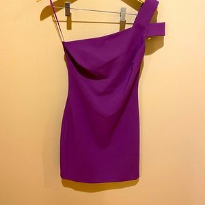 Likely One Strap Purple Dress